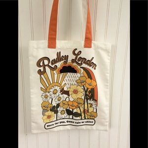 Radley London 🇬🇧 Retro Canvas Tote Bag.